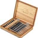 WSTHOF 8-Piece Stainless Mignon Steak Knife Set, Silver