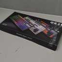 SABLUTE Keyboard Gaming - Audio-Sync RGB Light Strip, 19-Key Anti-Ghosting, Dual Control Knobs, Adjustable Stand, Ultra-Low Latency Quiet Mechanical Feel for PC Gamers (White)