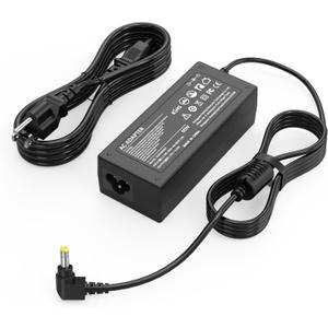 65W Laptop Charger for Toshiba Satellite C55 C55D C655 C855 C855D L55 L745 L655 L755 P755 S55 S55T A105 A215 A505 A665; PA3822U-1ACA, PA3917U-1ACA, PA5177U-1ACA, PA5178U-1ACA Power Supply Cord