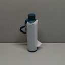 KIVY Slim Water Bottle 32oz [Lightweight & Shatterproof] Fits Backpack & Cupholder for Travel, Sports, School, Gym - Teal green water bottle no straw for Gym - Screw top - Dishwasher Safe