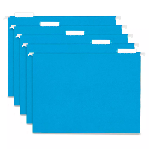 30 Pack Hanging File Folders Letter Size, Colored Hanging Folders with 1/5-Cut Adjustable Tab, Extra Capacity Hanging File Folders, 1 Inch Expansion, Perfect Office, Home, Classroom Supplies