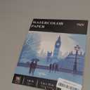 Water Color Paper 8x10, 16 Sheets (32 Pages) Cold Pressed Watercolor Paper 140 lb, Water Color Sketch Books for Adults, Painting Paper for Artists & Beginners (White)