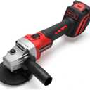 Angle Grinder Cordless for Milwaukee 18V Battery, Angle Grinder with 3 Speed Adjustable 7000 RPM Brushless Motor, 3 PCS 4-1/2" Blades for Cutting, Griding, Polishing (Battery NOT Included)