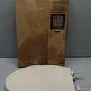 Bemis 1500EC 146 Almond Elongated Molded Wood Toilet Seat with Easy-Clean & Change Hinge