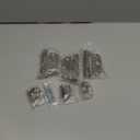 3 Pack Self Closing Door Hinges, 3.5 Inch Auto Closing Door Hinge with 5/8'' Radius Corners, Adjustable Tension for Garage, Front, Back Door, UL Listed, Left and Right Hand, Brushed Nickel