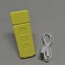 Glocusent 12 LED Rechargeable Book Light, Clip-on Reading Light with 5 Colors & 5 Brightness Levels, Up to 100Hrs Runtime, Eye-Caring Reading Lights for Books in Bed, Perfect for Book Lovers, Kids (Yellow)
