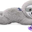 Lilly's Love Heatable & Coolable Lavender Scented Stuffed Animal - Microwavable Heatable Pad for Kids & Adults - Machine Washable Plushie w/Removable Inner - Calming Stuffed Animal for Anxiety