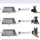 BFPETHOME Dog Beds for Large Dogs, Orthopedic Dog Bed for Medium Large Dogs,Big Waterproof Couch Pet Bed with Removable Washable Cover