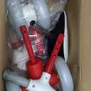 Baby Balance Bike Toy for for 12-36 Months, Toddler Balance Bike with Adjustable Seat, Handle &4 Silence Wheels No Pedal, Pre-School First Ride for Boy Girl First Birthday Gift (Red)