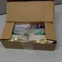 6 Pcs Mardi Gras Glass Hanging Ornaments - 4" Fleur De Lis Purple Green Gold Decorations for Holiday Masquerade Party