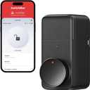SwitchBot Smart Lock Pro Keyless Entry Door Lock, Smart Deadbolt Retrofit for Existing Deadbolt, No-Drill Install for Renters, Auto-Lock, Add Hub (Sold Separately) for Matter Siri, Alexa & Google