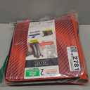 Five Star Zipper Binder, 2 Inch 3-Ring Binder with Round Rings, 5-Tab Expanding File, 380 Sheet Capacity, Fire Red (72538)