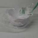 US Acrylic Vista White Plastic Salad and Serving 10-inch Bowls | set of 3 | Reusable, BPA-free, Made in the USA | 135 oz. capacity