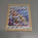 Natural Oak Frame Wall Art, 8X10 inch Greek City Tourist Landscape Poster Canvas Wall Printing, Classic City Landmark Wall Decoration, Suitable Bedroom for Living Room