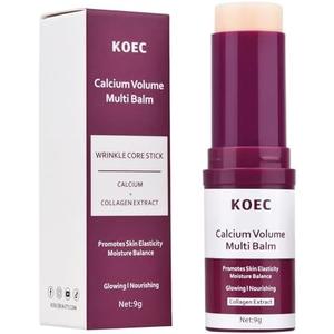 Abading Calcium Volume Multi Balm,Intensive Repair & Moisturizing Cream,Hydrating,Firming Skin,Suitable for Eyes,Neck,Face,0.32 oz/9 g (Pack of 1) Exp 2030 08 08