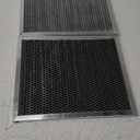 Range Hood Filter 97007696 41F 10.5 x 8.75 Replacement for Bro.an Range Hoods - Aluminum Mesh Charcoal Combo - Replace 97007996, WB2X10700, 50187, 97005687|2 Pack by TOMOON