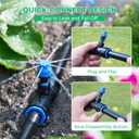 HIRALIY Raised Bed Drip Irrigation Kit Small, DIY Garden Grid Watering System, Garden Irrigation System, for Raised Beds up to 2 x 8FT