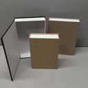 Tioncy 3 Pcs Fake Book Box Neutral Linen Book Box Decorative Faux Prop Storage for Farmhouse Home Decor shelf Table Card Photo DIY Keepsake Gift(Multi Sizes,Khaki, Dark Coffee, Light Coffee)