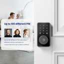 Biquole Keyless Entry Door Lock with Keypad-Electronic Door Lock with Code - Digital Deadbolt Auto Lock No APP &WiFi Suitable for Office Front/Exterior Door