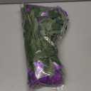 Hommyea Artificial Fake Flowers for Outdoor, 8 Bundles Faux Plants Silk Flowers Spring Decoration UV Resistant No Fade Plastic Flowers for Outside Planters Home Porch Patio Yard Garden Decor (Double Purple)