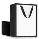 EUSOAR Gift Bags With Handles, 25pcs 5.9"x2.3"x7.8" Wrap Paper Bags Bulk, Merchandise Grocery Craft Retail Shopping Wedding Birthday Holiday Party Favor Thank You Gift