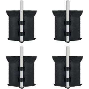 Canopy Weight Bags(120 lbs) for Pop up Canopy Tent, 1680D Heavy Duty Leg Weights - Set of 4 Canopy Weight Bags(120 lbs) for Pop up Canopy Tent, 1680D Heavy Duty Leg Weights - Set of 4