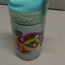 Nuby Thirsty Kids No Spill Flip-It Reflex Stainless Steel Travel Cup or Water Bottle - 10 Oz - 18+ Months - Aqua Mint - Back to School Essentials