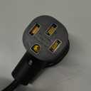 Unitek NEMA 6-20P to NEMA 14-50R 250V 20 Amp EV Charger Adapter EV Charger Power Cord Adapter Connector 11.8 Inch Electrical Power Conversion Adapter Cord for Portable EV Charger