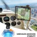 OHLPRO Tablet Holder for Pilot Aircraft Windshield, Anti-Vibration Suction Cup Aviation Mount, Fits 5-13" iPad Pro 12.9, Mini 6, Air & Thick Cases, Heavy Duty for Car Dashboard, Cockpit, Truck