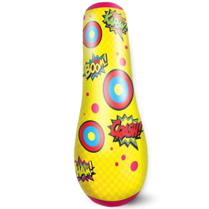 JOYIN Punching Bag for Kids, 47 Inches Kids Double-Sided Inflatable Punching Bag with Bounce-Back Action(1 Pcs)
