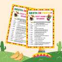 Cinco de Mayo Siesta De Fiesta Game, Fun Cinco de Mayo Party Games,Mexican Party Games, Cinco de Mayo Activity, Cinco de Mayo Test Your Spanish Game-MAY02