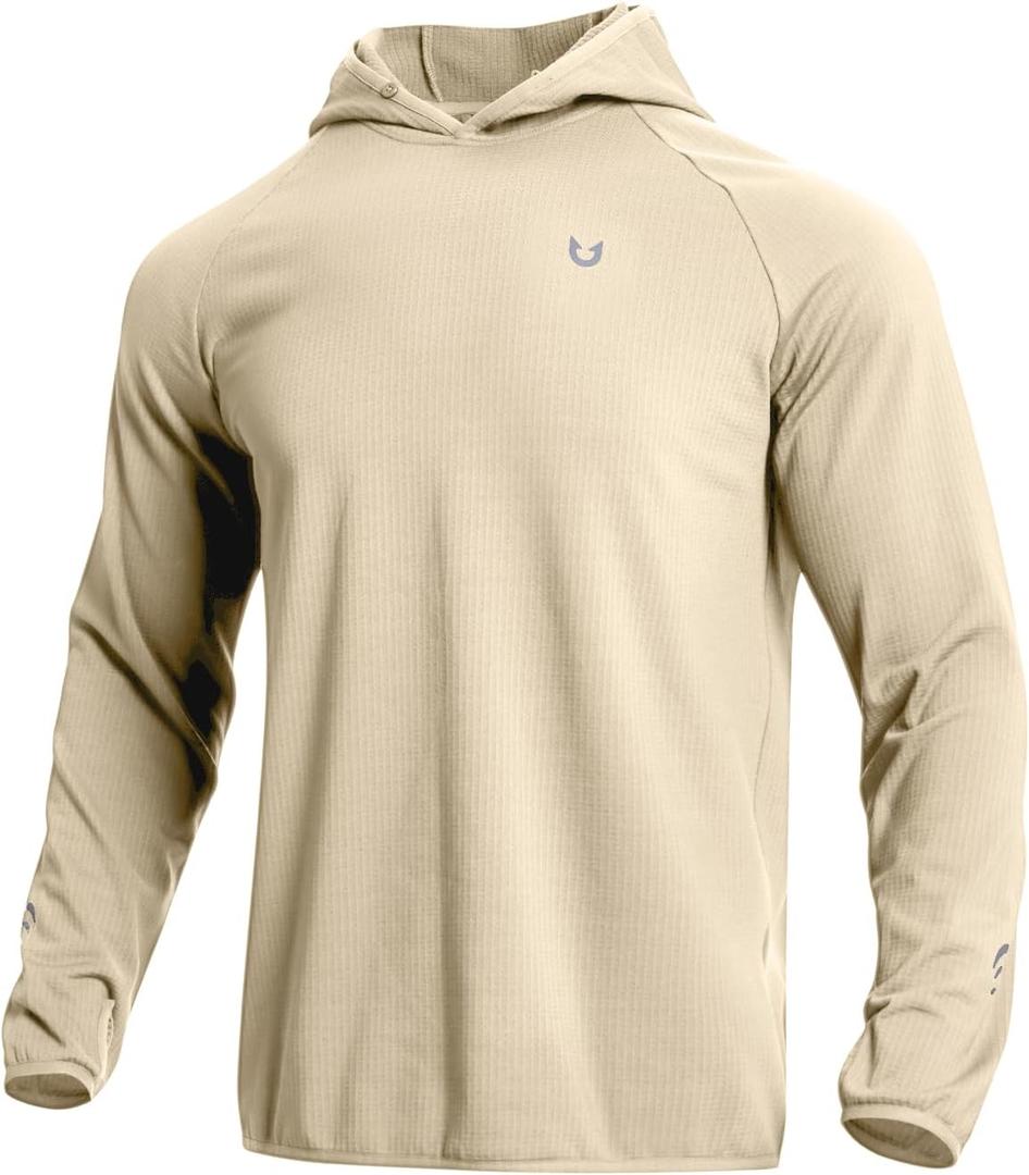 NORTHYARD Men's Running Hoodie Lightweight Fleece Workout Gym Hooded Sweatshirts Long Sleeve Cold Weather Golf Pullover