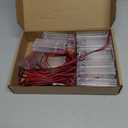 Xuhal 12 Pcs Halloween LED Glowing Light for Mask Costume Skull Skeleton 24'', Battery Not Include
