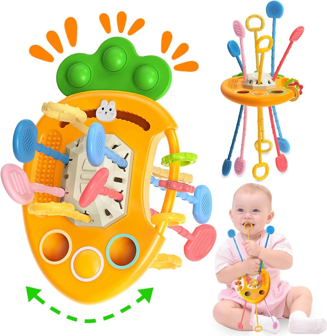 Baby Easter Toys, Toddler Easter Basket Stuffers, Baby Birthday Gift Basket Essentials Montessori Toys for 18+ Months Infant Boys and Girls