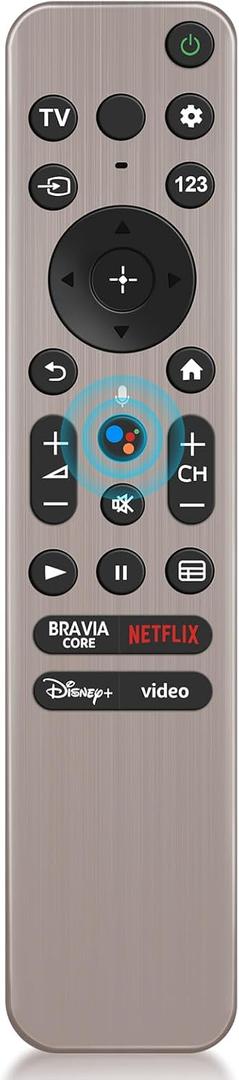 Replacement for Sony-TV-Remote Control, for Sony-Bravia-Remote, for All Bravia Google Smart TVs with Voice Control