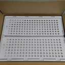 SNSLXH 5 Pack Stackable Closet Storage Basket, Multifunctional & Foldable Closet Organizer for Bathroom Kitchen Laundry Room Wardrobe Storage, Space-Saving Clothes Storage Drawer Organizer, White