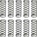 uxcell 20Pcs Compression Spring, 12mm OD, 1.2mm Wire Size, 35mm Free Length, Spring Steel Construction Extended Mechanical Compression Springs for Shop and Home Repairs, Silver Tone
