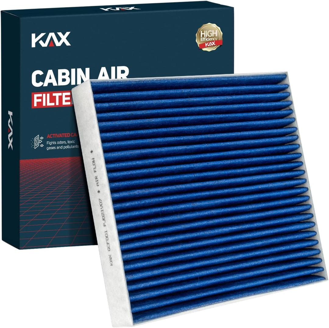 KAX Premium Cabin Air Filter, GCF001(CF10285) Replacement for Camry, Corolla, Highlander, Tundra, RAV4, 4Runner, Sienna, RX350 Cabin Filter, Strong Adsorption Cabin Filter w/Upgraded Activated Carbon