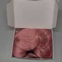 Pink Wig Long Wavy Wig with Bangs Synthetic Wigs Long Pink Wigs for Daily Party with Hairnet