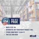 Plasticplace Trash Bags, Compatible with Simplehuman Code H, 8-9 Gallon Trash Can Liners, White Drawstring Garbage Bags, 100 Count Heavy Duty