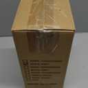 Makeup Brush Holder with Lid 360 Rotating Clear Dustproof Make Up Organizers for Vanity Bathroom Countertop, Gray