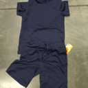 Boys' 2 Piece Outfits Set Summer Short Sleeve Crew Neck T shirts and Shorts Kids Casual Clothes 11-12Y
