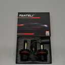 H13 LED Bulb, 600% Brightness 6500K Cool White, 9008 LED Bulbs All-in-One with Cooling Fan LED Fog Lights Plug and Play, Pack of 2