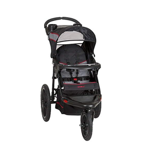 Chicco Activ3 Jogging Stroller, All-Terrain Stroller, Compatible with Chicco Infant Car Seats (not Included), Baby Travel Gear | Eclipse/Grey
