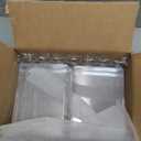 4-Pack Clear Hinged Plastic Containers, Keepsake Storage Boxes, 7"L x 5"W x 1.75"H, Made in USA, Plastic Display Case, Bead Storage or Craft Organizers and Storage Container