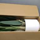 Artificial Bird of Paradise Plant 5Ft Tall Fake Tropical Palm Tree Large Fake Plants with 10 Silk Banana Leaves Faux Plant Indoor Decor Trees with White Pot for Home Bedroom Living Room Office