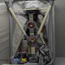 Baby Bassinet, Rocking Bassinet, 3 in 1 Bassinets Bedside Sleeper with Musical Toys, Bedside Bassinet for Baby with Storage Basket and Wheels, Adjustable Bedside Crib for Newborn (Grey)