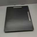 Joy&Grace Appliance Slider for Kitchen Appliances 360 Rolling Sliding Tray for Coffee Maker Countertop, Bamboo Coffee Pot Slider Rolling Tray with Universal Rollers (Black, Large 16"x13")