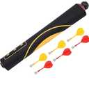 15in Magnetic Board, Double Sided Flannel Dartboard with 6 Safety, Easy to Hang and for Indoor Games