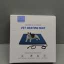 Pet Heating Pad for Dog Cat, 100% Waterproof Outdoor Cat Heating Pad, Multi-Sizes Outside Electric Heated Dog Bed Mat Blanket Puppy Senior Dog House Heater for Whelping Box (M-18"x18")